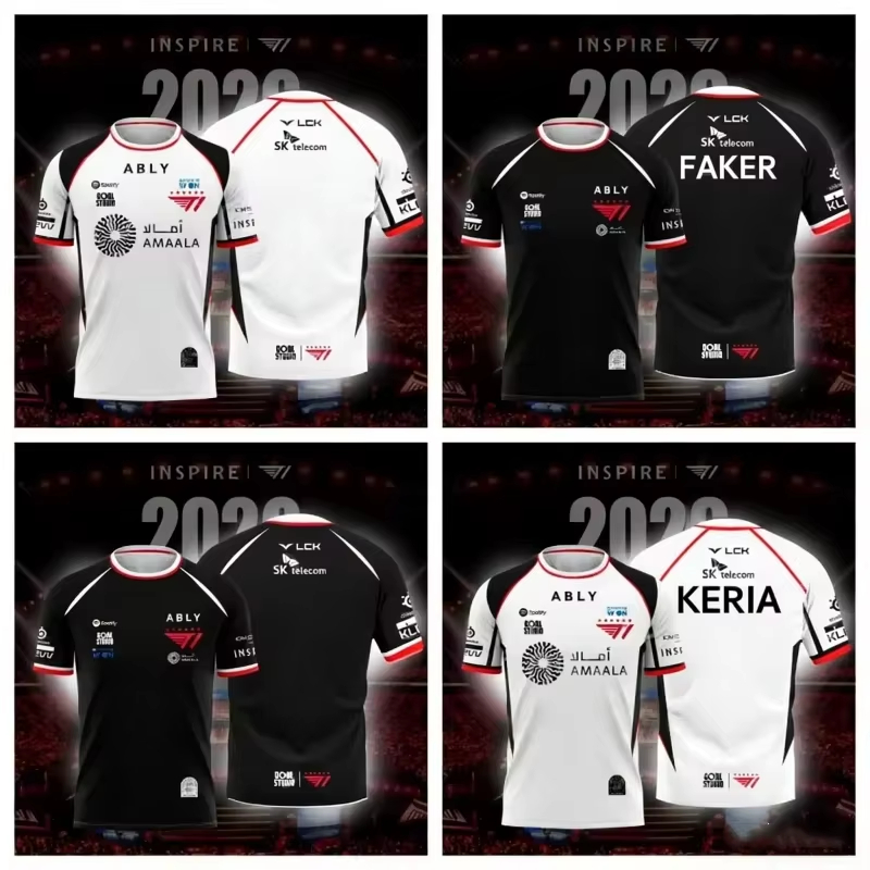 Esports Gaming Sleeve - 2026-2027 قميص فريق T1 ESPORTS الجديد