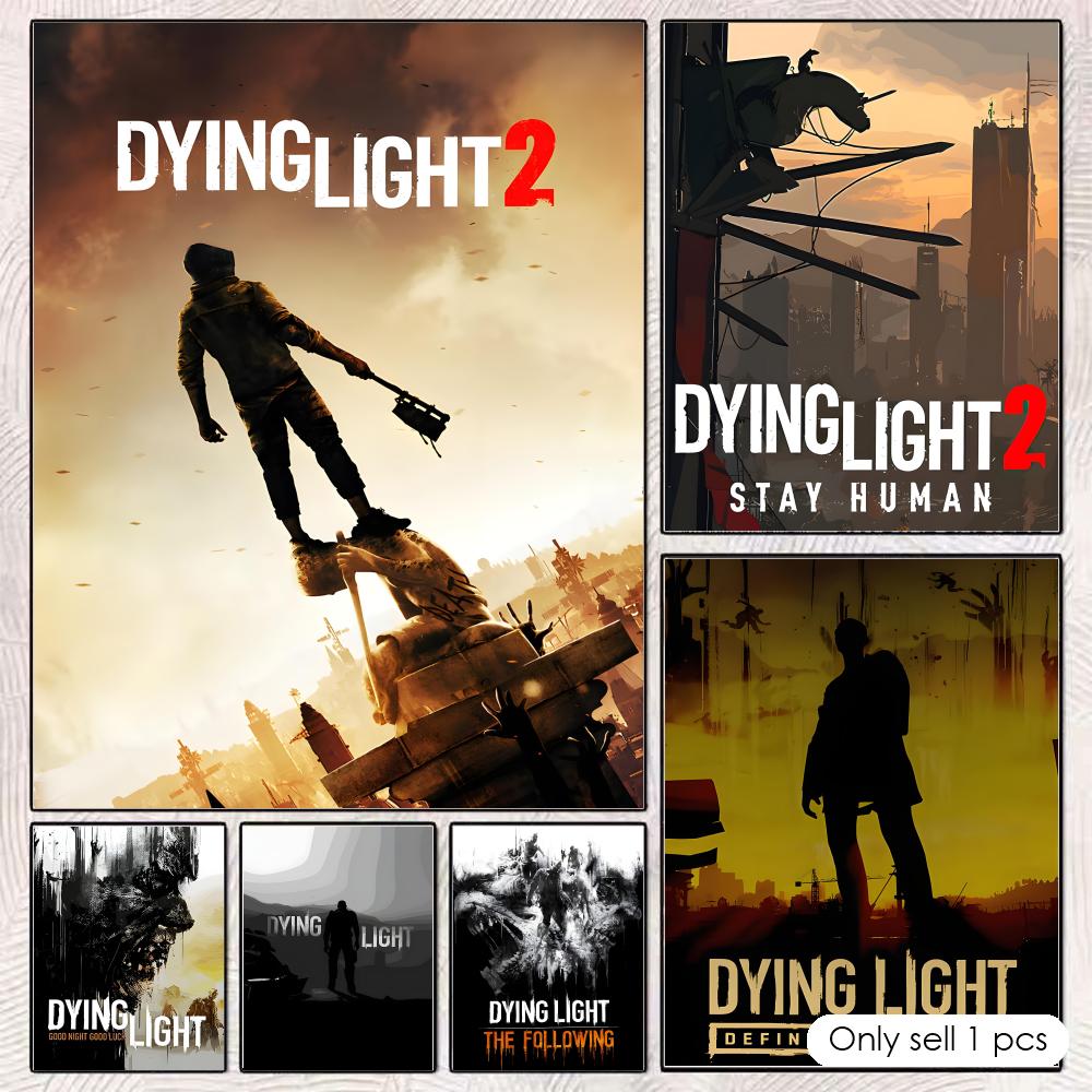 Esports And Gaming Lounge - ملصق D-Dying L-LightS عالي الدقة لتزيين