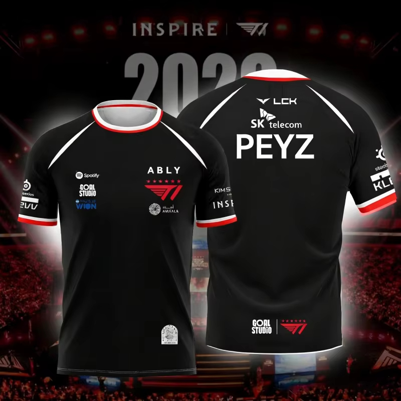 2026-2027 قميص فريق T1 ESPORTS - مراجعة Esports Gaming Sleeve وسعره